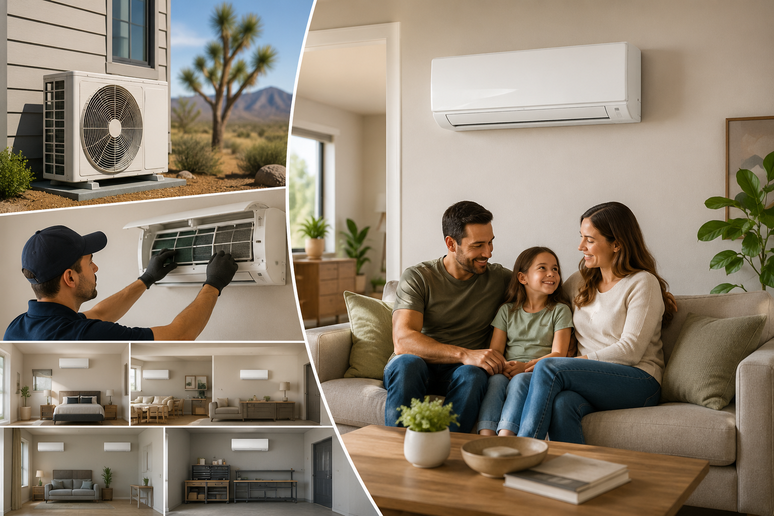 Ductless mini split systems in Hesperia