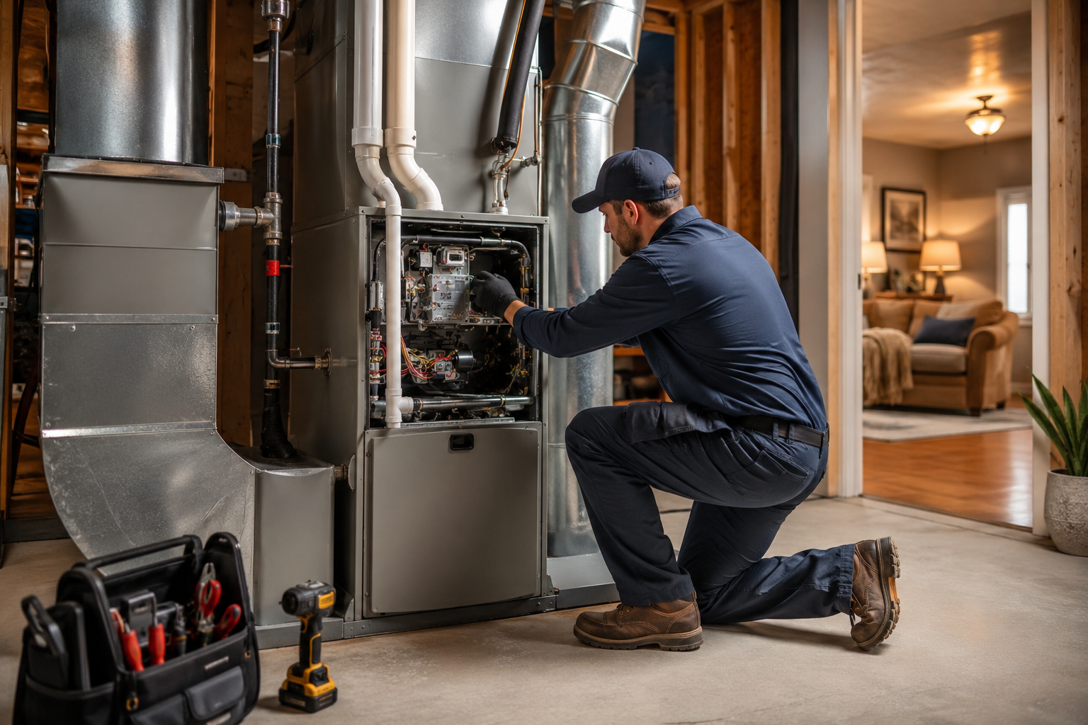 Professional heating installation in Hesperia